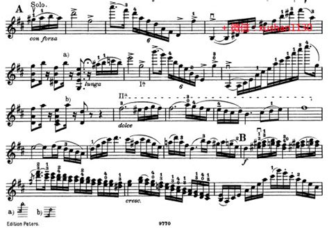 帕格尼尼D大调第一小提琴协奏曲（小提琴独奏谱+钢琴伴奏谱）