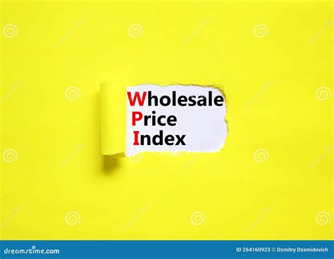 WPI Wholesale Price Index Symbol. Concept Words WPI Wholesale Price ...
