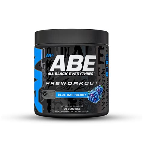 ABE Pre Workout Powder - All Black Everything Pre Workout Energy Drink ...