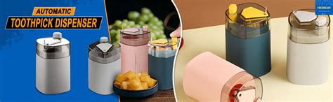 Karomouj KMA4451 Pop-Up Automatic Toothpick Dispenser | Toothpick ...