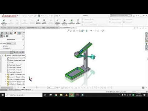 SolidWorks Motion Analysis 的图像结果