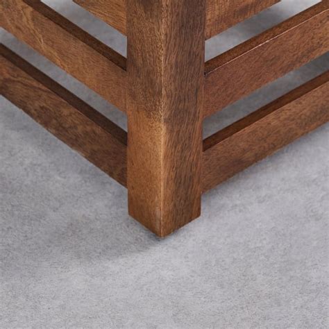 Buy Aminah Fabric Pouffe Stool - Beige from Home Centre at just INR 1663.0