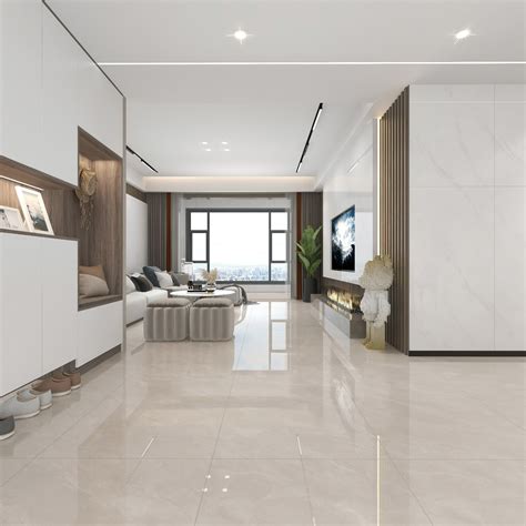 First Choice Quality Gray Beige Marble Full Polished Glossy Glazed ...