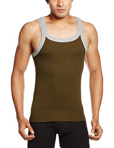 Zoiro Men's Cotton Vest (UR33Brn and Gry MelngXL) : Amazon.in: Clothing ...