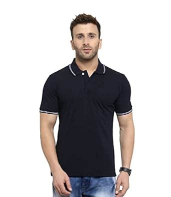 Buy AWG ALL WEATHER GEAR Men's Regular Fit Half Sleeve Cotton Polo T ...