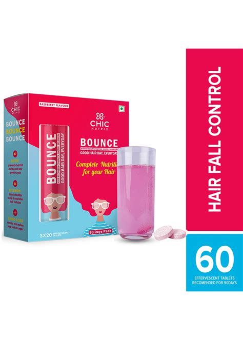 Get Bounce - Hair Recovery Effervescent Tablets (Raspberry Flavour) at ...