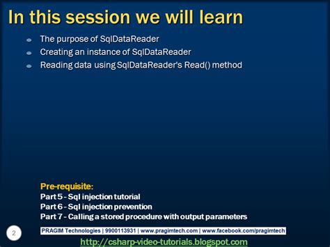 .Net DataReader SQL=SELECT Results Using Ordinal 的图像结果