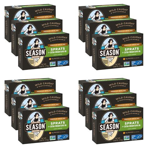 Buy Season Brisling Sprats in Extra Virgin Olive Oil | Gluten Free ...