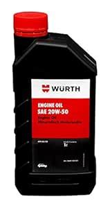 Wurth 20w-50 API SG Engine Oil for Motorbikes (1 L) : Amazon.in: Car ...