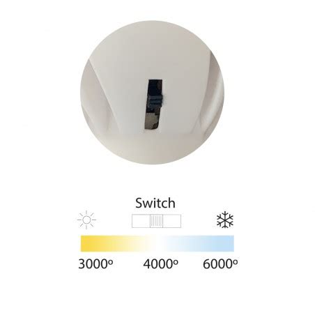 GU10 8.2W CCT Bulb with switch - CristalRecord Lighting