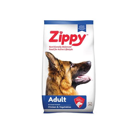 Zippy Adult Dry Dog Food - 3 Kg, Chicken & Vegetables, Nutritionally ...