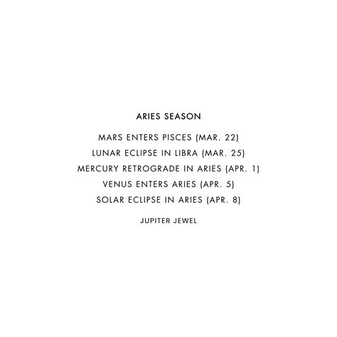Your Horoscope For Aries Season 2024, The Astrological New Year & Spring Equinox — Jupiter Jewel