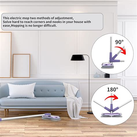 Buy GOBOT Electric Mop Cordless Spin Mop for Floor Cleaning, [Upgraded ...