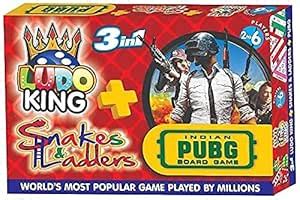 Buy Aaradhya Sales 3 in 1 Ludo King, Snakes LADDERS with Indian PUBG ...