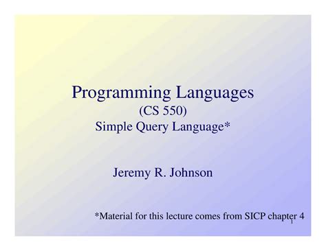 Image result for My Simple Query Language