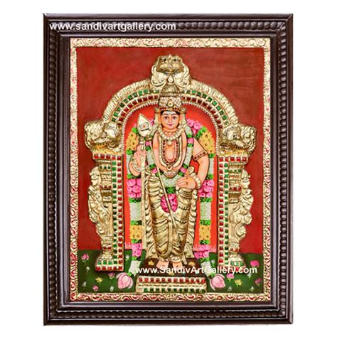 Shop Online Murugar 3D Embossed Tanjore Painting| Free Shipping ...