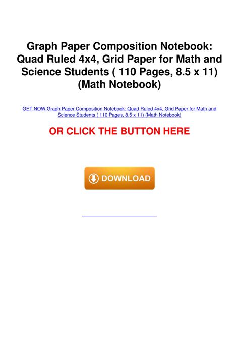 Graph Paper Composition Notebook