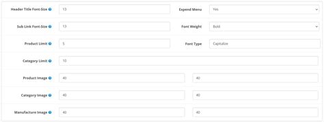 Opencart - Mega Menu 2.x.x & 3.x | TMD Module