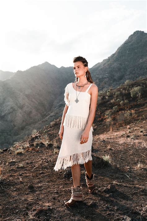 Bohemian Short Wedding Dress Fringe Wedding Dress White - Etsy