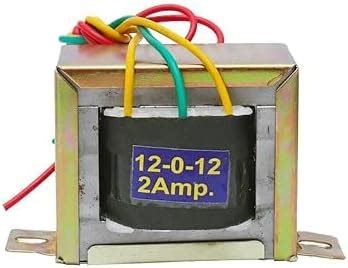 Transformer 220V AC to 12-0-12 AC Current 2Amp Step Down(2000mA ...