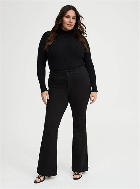 Plus Size - Bombshell High-Rise Flare Jean - Torrid