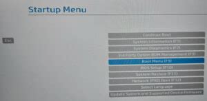 Image result for HP Computer Boot Menu