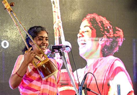 Kerala Baul Singer,Shanthi Priya Enchants Audience at Liberate Festival