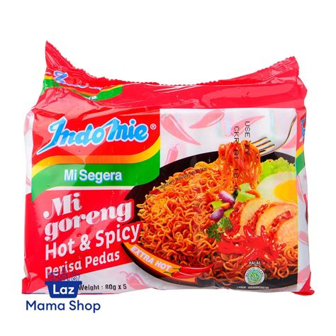 Indomie Mi Goreng Hot And Spicy Flavour Instant Noodles (Laz Mama Shop ...