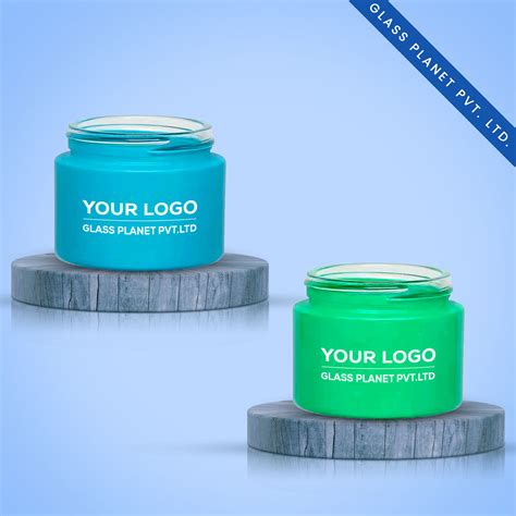 Luxury Coated Glass Jars for Cosmetic Packaging – Glass Planet Private ...