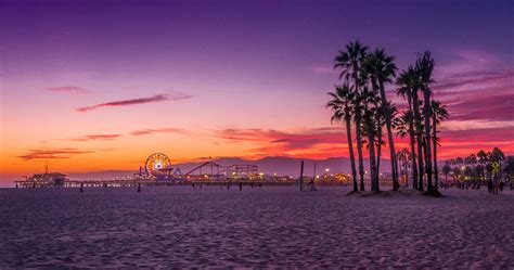 Santa Monica Sunset Wallpapers - 4k, HD Backgrounds on WallpaperBat