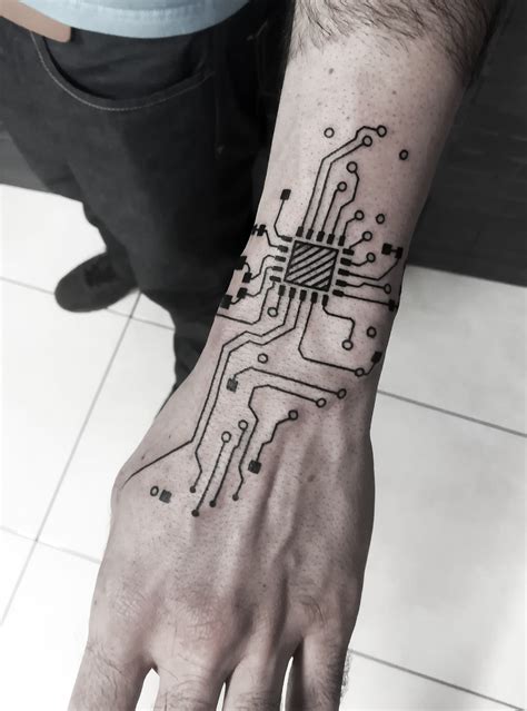 Image result for Arrow Tattoo Computer Chip