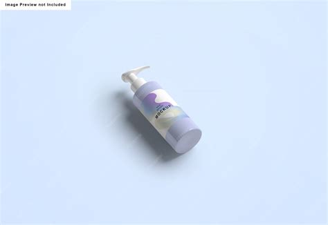 Free PSD | Hand sanitizer bottle mockup
