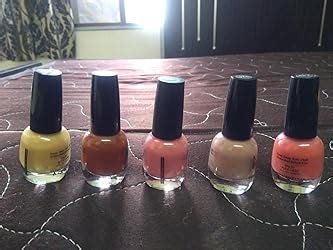 MI Fashion Shine Plus Nude Nail Polish Combo in 5 Unique Shades - Peach ...