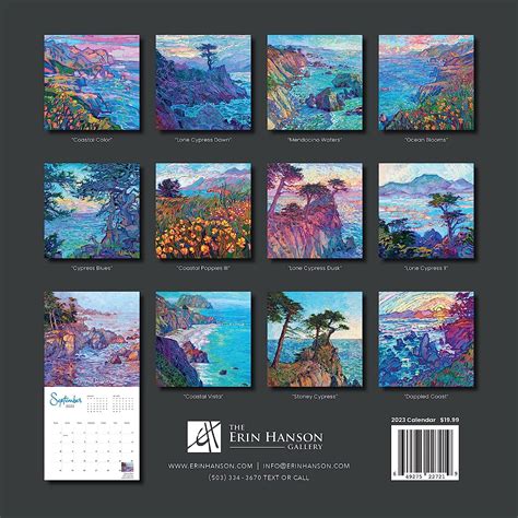 Buy 2023 Large Wall Calendar California Coast Landscapes Fine Art | 12 ...