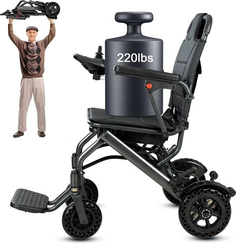 Amazon.com: YIHAO Electric Wheelchairs for Adults, Portable Lightweight Foldable Power ...