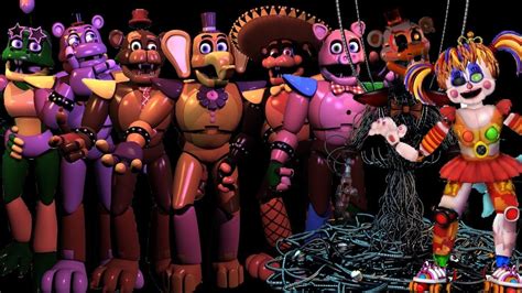 Glamrocks fnaf 6 | Animatronicos fnaf, Arte del horror, Fnaf dibujos
