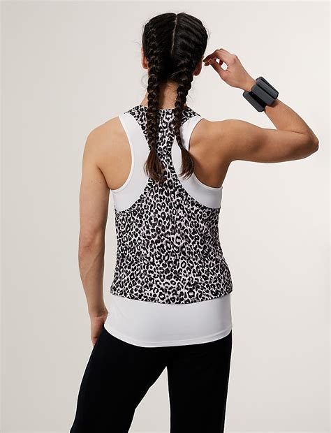 Buy Printed 2-in-1 Vest Top at Marks & Spencer