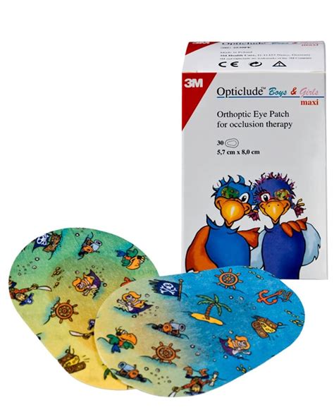 3M Opticlude Orthoptic Eye Patch 5.7cm*8cm 1539 Box of 20 : Amazon.in ...