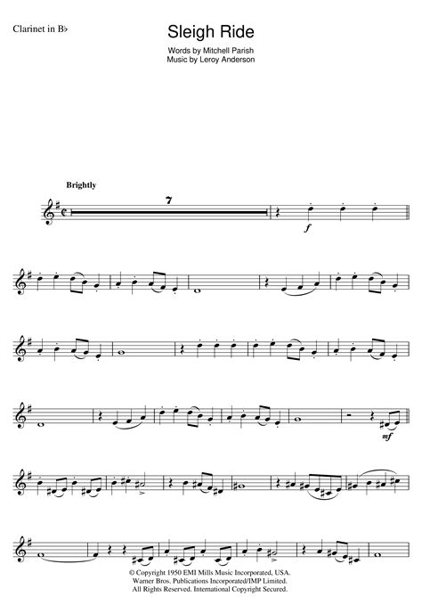 Play Official version of Sleigh Ride sheet music by Leroy Anderson ...
