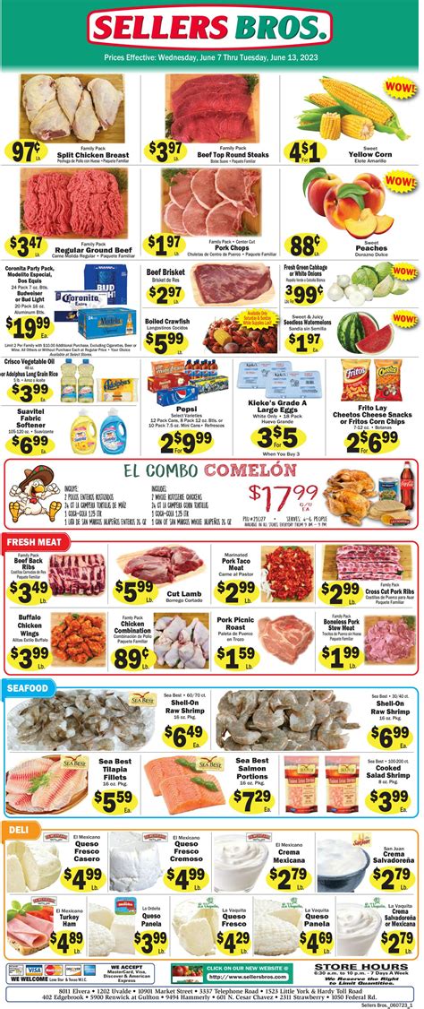 Seller Brothers Weekly Ad