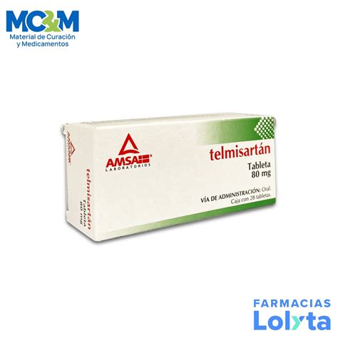 TELMISARTAN 80 MG C/28 TAB LAB AMSA | Website MC&M
