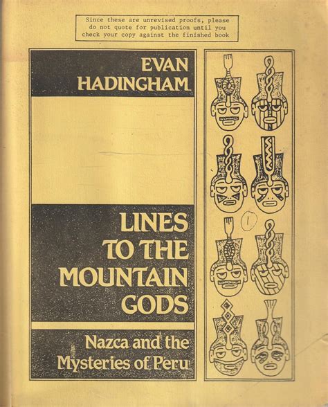 Buy Lines to Mountain Gods: Nazca and the Mysteries of Peru Book Online ...