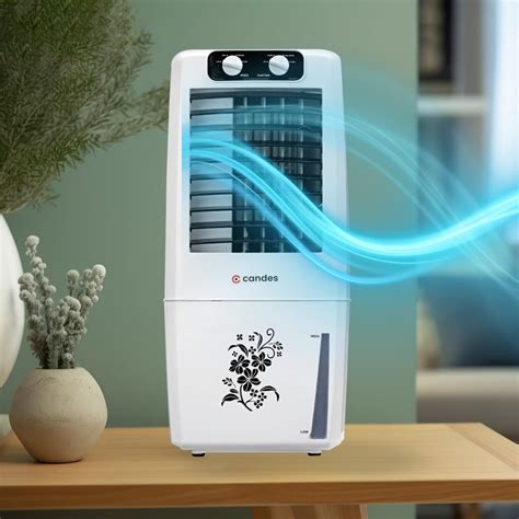 Candes 12 L Portable Mini Air Cooler for Home | High Speed Blower, Ice ...