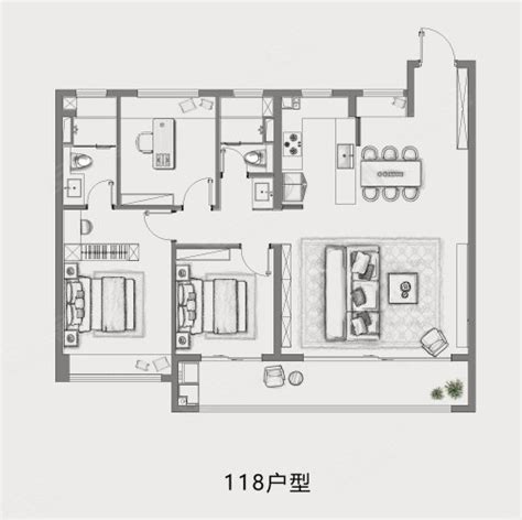 南大和园118平米的顶楼户型解析-装修设计方案-南京锦华装饰