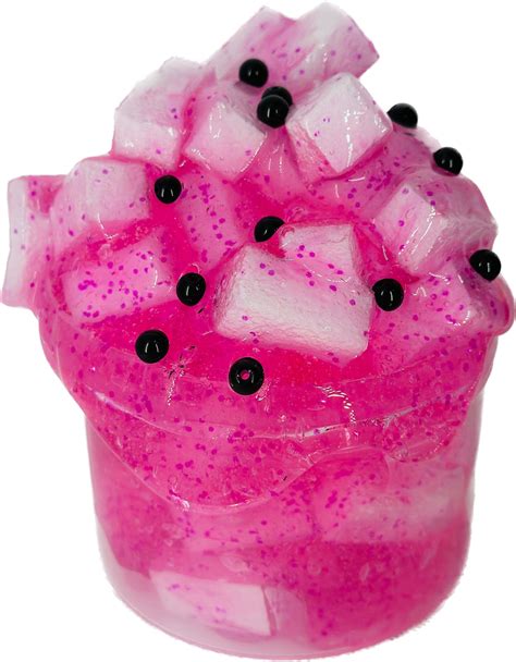 Boba Tea Lychee Pink Slime – Izzy and Mary Slimes