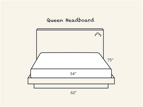 Headboard Queen Size Bed Dimensions