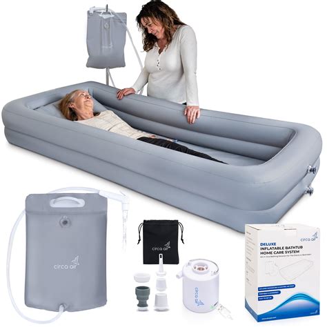 Amazon.com: Circa Air Portable Bath Tubs Adults - Medical Inflatable ...