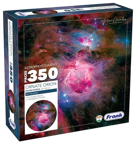 Frank Ornate Orion 350 Piece Round Puzzle Jigsaw Puzzle for Kids 10+ Y ...