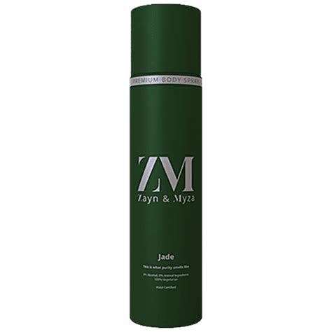 Buy ZM Zayn & Myza Jade No Alcohol Body Spray - For Men, Long Lasting ...