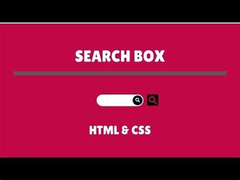 Image result for Search Box Using HTML and CSS